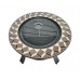 30in Fire Pit Garden BBQ Table Fireplace Heater Brazier with Rain cover